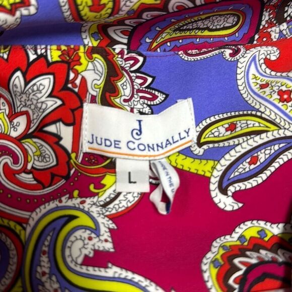 Jude Connally Women’s Multi 3/4 Sleeve Dress Size Large - Picture 5 of 6